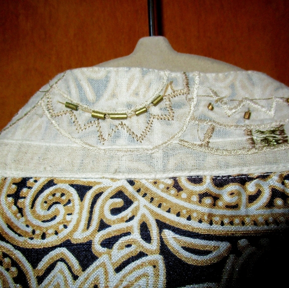 Chico Embelished Jacket- Size 2 - Picture 2 of 6